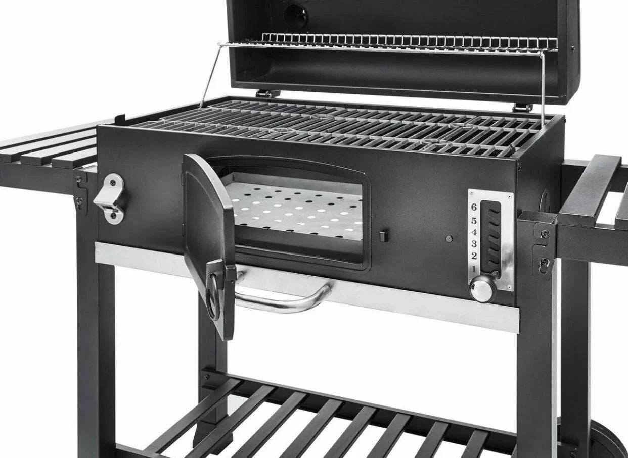Outdoor XXL Smoker Barbecue Charcoal Portable BBQ Grill Home Garden