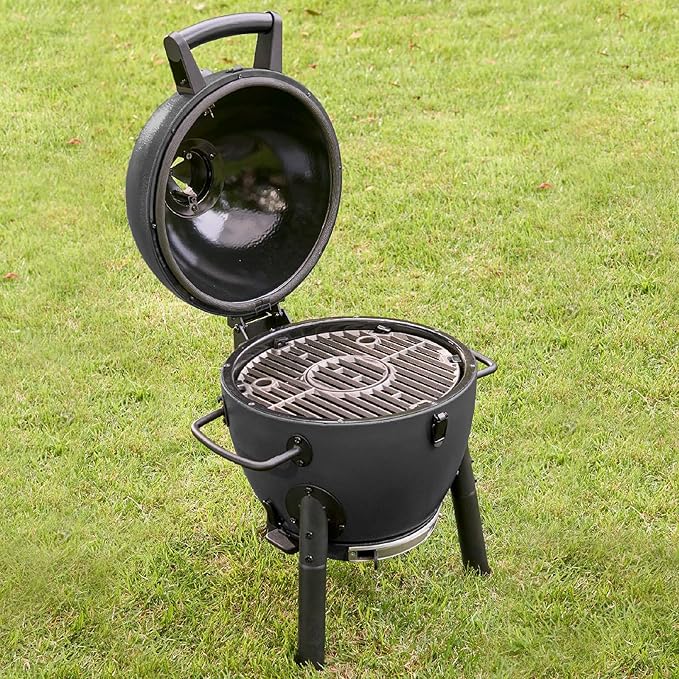 E86714 AKORN Jr. Kamado, Ash Portable Charcoal Grill